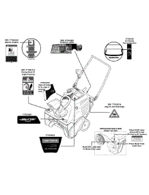 Label Map parts for Craftsman Snow Thrower 31AS2S5D799 / 2013 from AppliancePartsPros.com