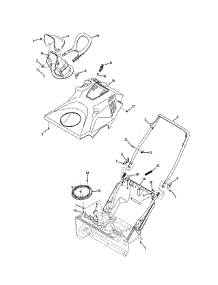 Handle & Shroud parts for Craftsman Snow Thrower 31AS2S5D799 / 2015 from AppliancePartsPros.com