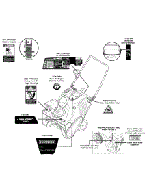 Label Map parts for Craftsman Snow Thrower 31AS2S5D799 / 2015 from AppliancePartsPros.com