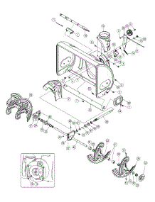 Auger & Housing parts for Craftsman Snow Thrower 31AS53SF793 / 2012 from AppliancePartsPros.com