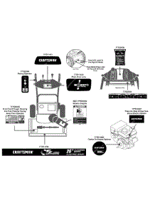 Label Map parts for Craftsman Snow Thrower 31AS53SF793 / 2012 from AppliancePartsPros.com
