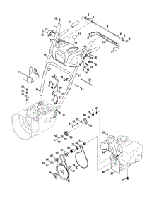 Handle & Panel parts for Craftsman Snow Thrower 31AS53TF799 / 2013 from AppliancePartsPros.com