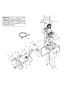 Drive Assembly parts for Craftsman Snow Thrower 31AS615E099 / 2002 from AppliancePartsPros.com