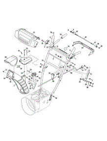 Handle Panel & Chute Control parts for Craftsman Snow Thrower 31AS63EE799 / 2013 from AppliancePartsPros.com