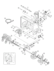Auger & Housing Assembly parts for Craftsman Snow Thrower 31AS63TF799 / 2011 from AppliancePartsPros.com