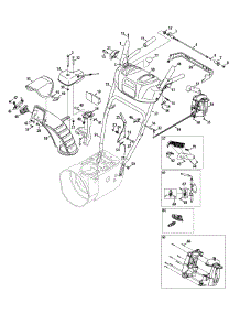 Handle & Chute Control parts for Craftsman Snow Thrower 31AS63TF799 / 2013 from AppliancePartsPros.com