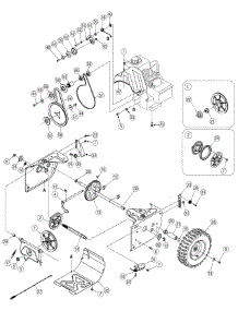 Drive Assembly parts for Craftsman Snow Thrower 31AS6BCE799 / 2006 from AppliancePartsPros.com