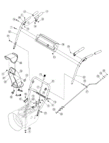 Handle Assembly parts for Craftsman Snow Thrower 31AS6BCE799 / 2006 from AppliancePartsPros.com