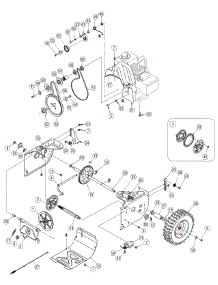Drive Assembly parts for Craftsman Snow Thrower 31AS6BCE799 / 2007 from AppliancePartsPros.com