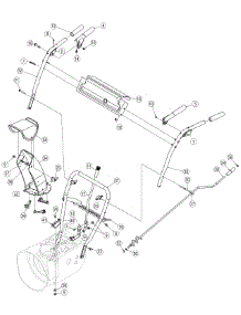 Handlebar Assembly parts for Craftsman Snow Thrower 31AS6BCE799 / 2007 from AppliancePartsPros.com