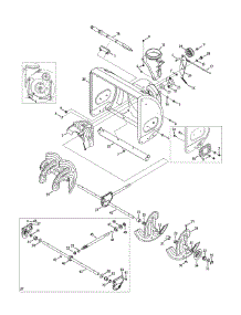 Auger & Housing parts for Craftsman Snow Thrower 31AS6BEE799 / 2015 from AppliancePartsPros.com