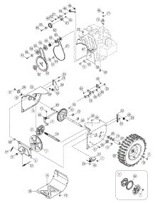 Drive Assembly parts for Craftsman Snow Thrower 31AS6DTF799 / 2007 from AppliancePartsPros.com