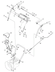 Handlebar Assembly parts for Craftsman Snow Thrower 31AS6HEG799 / 2007 from AppliancePartsPros.com