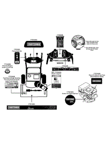 Label Map parts for Craftsman Snow Thrower 31BH54TG799 / 2012 from AppliancePartsPros.com
