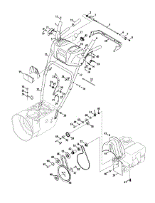 Handle Assembly parts for Craftsman Snow Thrower 31BH54TG799 / 2013 from AppliancePartsPros.com