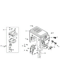 478-Suc Muffler & Controls parts for Craftsman Snow Thrower 31BH54TG799 / 2014 from AppliancePartsPros.com