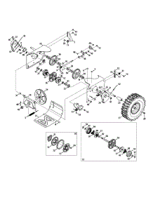 Drive Assembly parts for Craftsman Snow Thrower 31BH54TG799 / 2014 from AppliancePartsPros.com