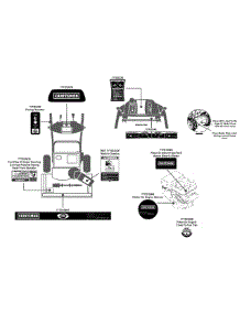 Label Map parts for Craftsman Snow Thrower 31BH54TG799 / 2014 from AppliancePartsPros.com