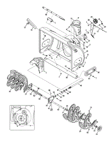 Auger & Housing parts for Craftsman Snow Thrower 31BH55TH799 / 2013 from AppliancePartsPros.com