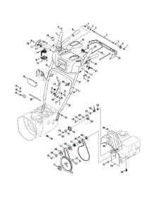 Handle & Panel parts for Craftsman Snow Thrower 31BH55TH799 / 2013 from AppliancePartsPros.com