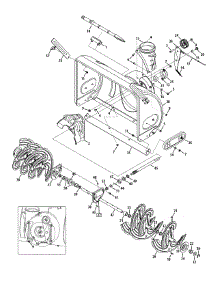 Auger & Housing parts for Craftsman Snow Thrower 31BH55TH799 / 2014 from AppliancePartsPros.com