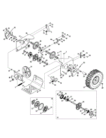 Drive Assembly parts for Craftsman Snow Thrower 31BH55TH799 / 2014 from AppliancePartsPros.com