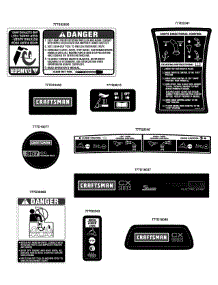 Label Map parts for Craftsman Snow Thrower 31BH95SI799 / 2014 from AppliancePartsPros.com