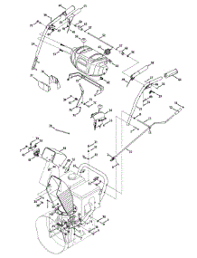 Handle Panel & Chute Control parts for Craftsman Snow Thrower 31BH97SJ799 / 2012 from AppliancePartsPros.com