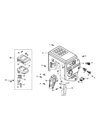 490-Suc Muffler & Controls parts for Craftsman Snow Thrower 31BH97SJ799 / 2014 from AppliancePartsPros.com