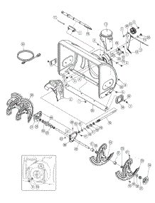 Auger Housing Assembly parts for Craftsman Snow Thrower 31BM62EE799 / 2009 from AppliancePartsPros.com