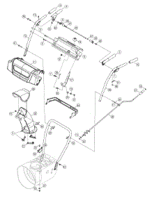 Handle Panel Assembly parts for Craftsman Snow Thrower 31BM62EE799 / 2009 from AppliancePartsPros.com