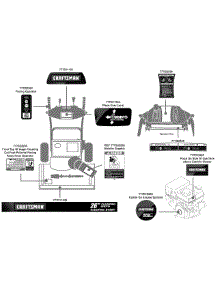 Label Map parts for Craftsman Snow Thrower 31BM63TF799 / 2009 from AppliancePartsPros.com