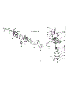 265-Sua Carburetor Assembly parts for Craftsman Snow Thrower 31BS62EE799 / 2012 from AppliancePartsPros.com