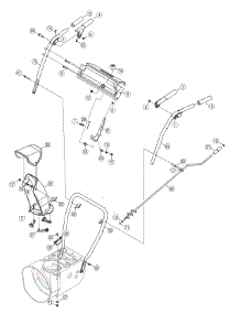 Handle & Panel parts for Craftsman Snow Thrower 31BS62EE799 / 2012 from AppliancePartsPros.com