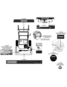 Label Map parts for Craftsman Snow Thrower 31BS62EE799 / 2013 from AppliancePartsPros.com