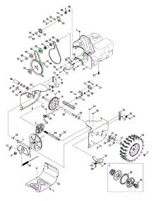 Drive Assembly parts for Craftsman Snow Thrower 31BS62EE799 / 2014 from AppliancePartsPros.com