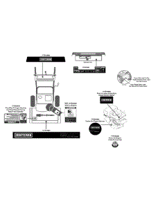 Label Map parts for Craftsman Snow Thrower 31BS62EE799 / 2014 from AppliancePartsPros.com