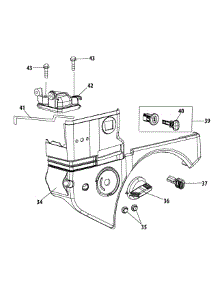 265-Sua Engine Shroud parts for Craftsman Snow Thrower 31BS62EE799 / 2015 from AppliancePartsPros.com