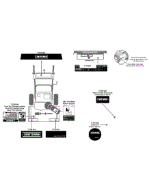 Label Map parts for Craftsman Snow Thrower 31BS62EE799 / 2015 from AppliancePartsPros.com