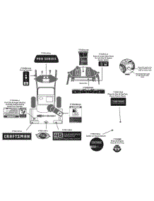 Label Map parts for Craftsman Snow Thrower 31CH97SJ799 / 2015 from AppliancePartsPros.com