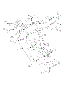 Handle Assembly parts for Craftsman Wide Area Mower 55AC5GMR099 / 2008 from AppliancePartsPros.com
