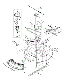 Deck Assembly parts for Craftsman Lawn Tractor RER1000 / 2012 from AppliancePartsPros.com