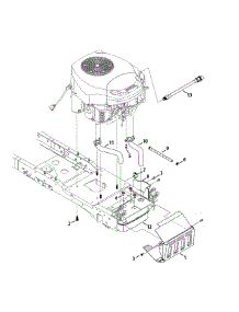 Engine Accessories parts for Craftsman Garden Tractor 14A7A3ZW099 / 2015 from AppliancePartsPros.com