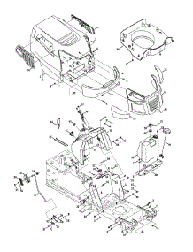 Hood & Grille parts for Craftsman Lawn Tractor 13A277SS099 / 2013 from AppliancePartsPros.com
