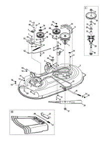 Mower Deck parts for Craftsman Lawn Tractor 13A277SS299 / 2013 from AppliancePartsPros.com
