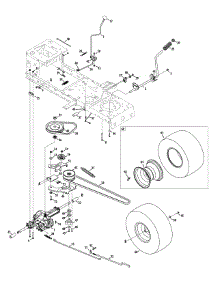 Transmission Drive Assembly parts for Craftsman Lawn Tractor 13AJ77SS099 / 2010 from AppliancePartsPros.com