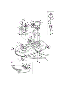 Mower Deck parts for Craftsman Lawn Tractor 13AJ78SS099 / 2011 from AppliancePartsPros.com