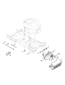 Engine Accessories parts for Craftsman Lawn Tractor 13AL78SS099 / 2010 from AppliancePartsPros.com