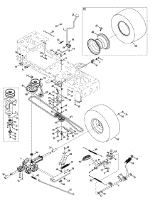 Transmission Drive Assembly parts for Craftsman Lawn Tractor 13AL78SS299 / 2010 from AppliancePartsPros.com