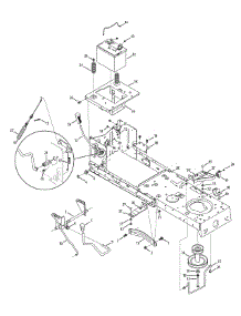 Frame, Battery & Pto parts for Craftsman Lawn Tractor 13AL79SS099 / 2010 from AppliancePartsPros.com
